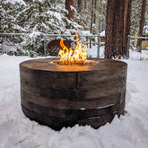 Sequoia Wood Grain Fire Pit